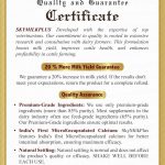 Skymilk Plus Certificate