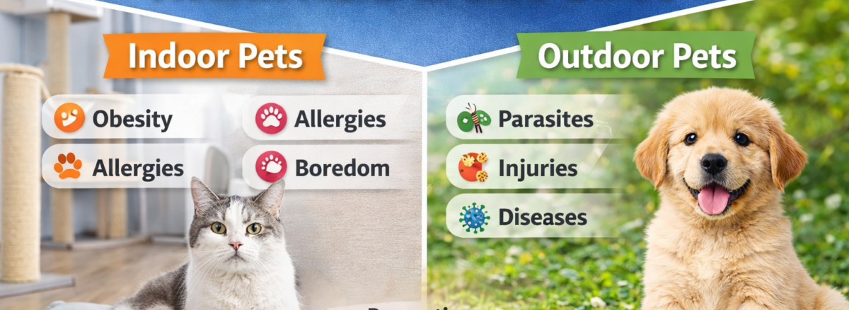 indoor vs outdoor pets