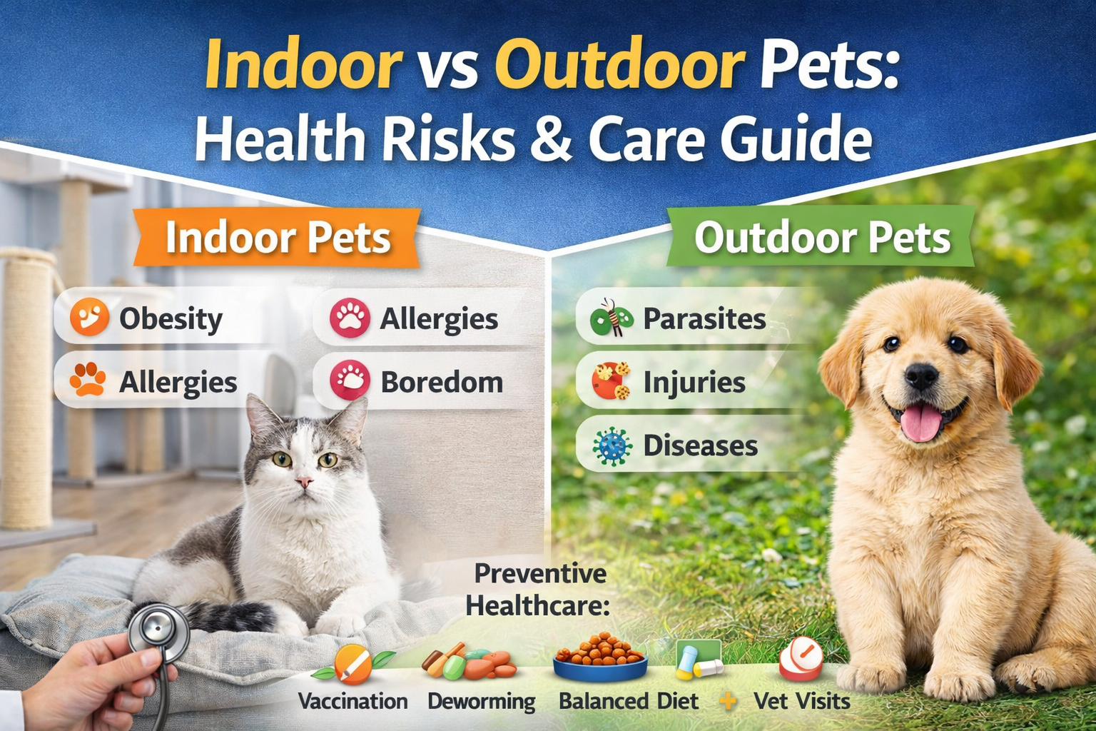 indoor vs outdoor pets