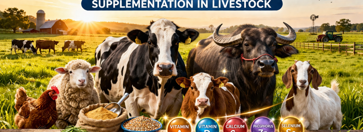vitamins and minerals in livestock