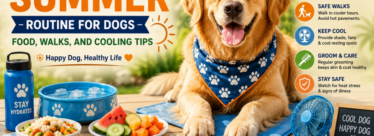 healthy summer routine for dogs
