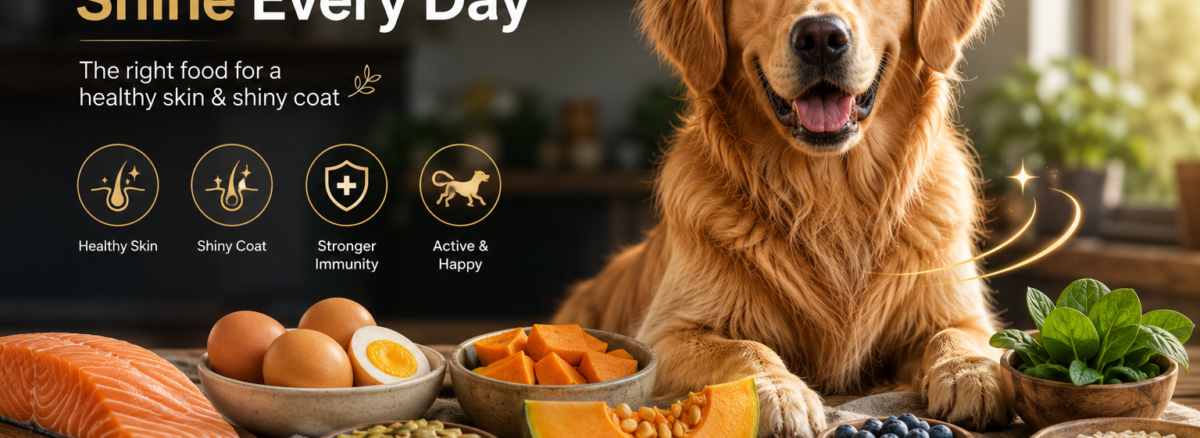 best foods for healthy skin and coat in dogs