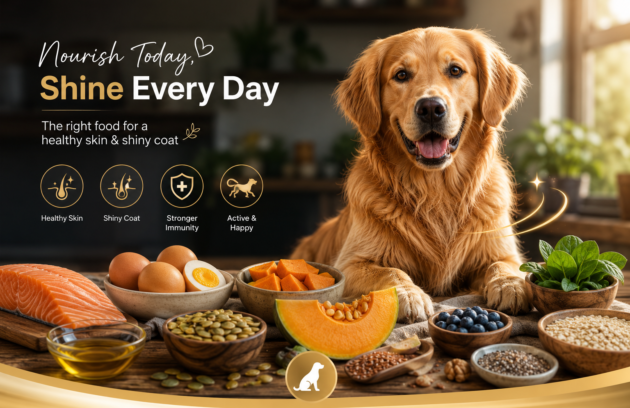 best foods for healthy skin and coat in dogs